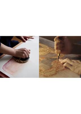 バレンと小刀　時代をつなぐ浮世絵物語