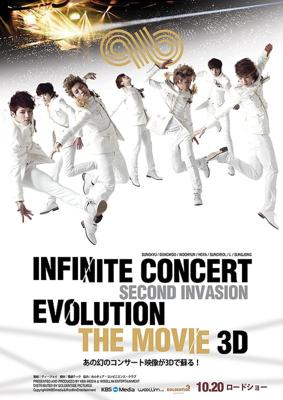 INFINITE CONCERT SECOND INVASION EVOLUTION THE MOVIE 3D